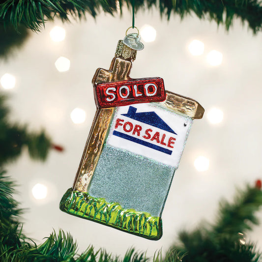 4" Realty Sign Ornament