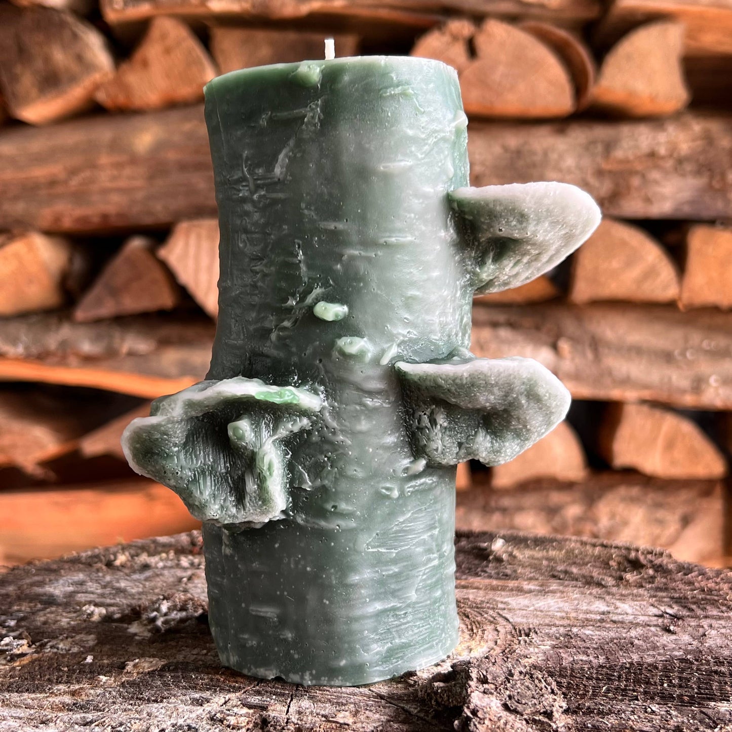 72 hr Birch Pillar: Keepers Wax