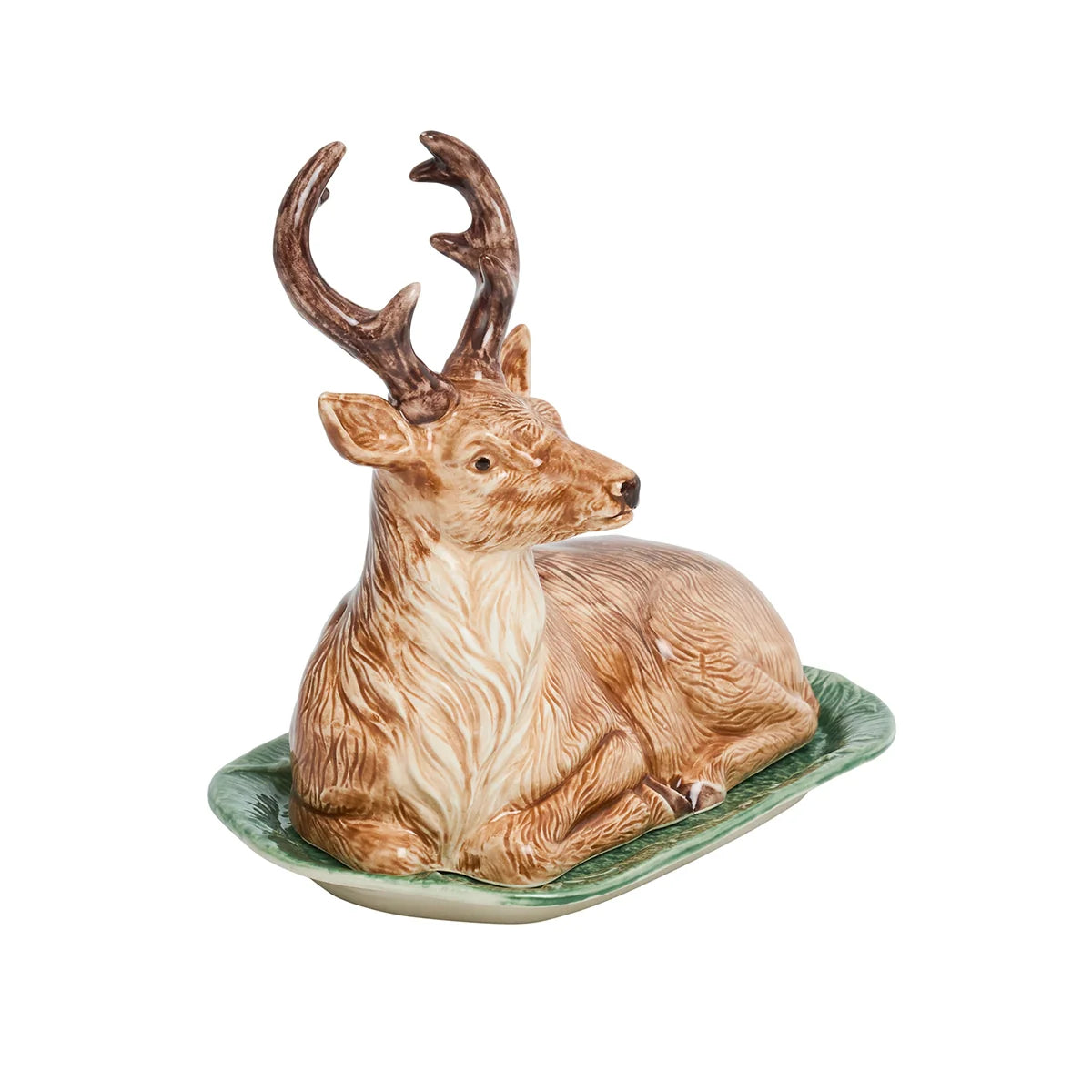 Forest Walk  Stag Butter Dish