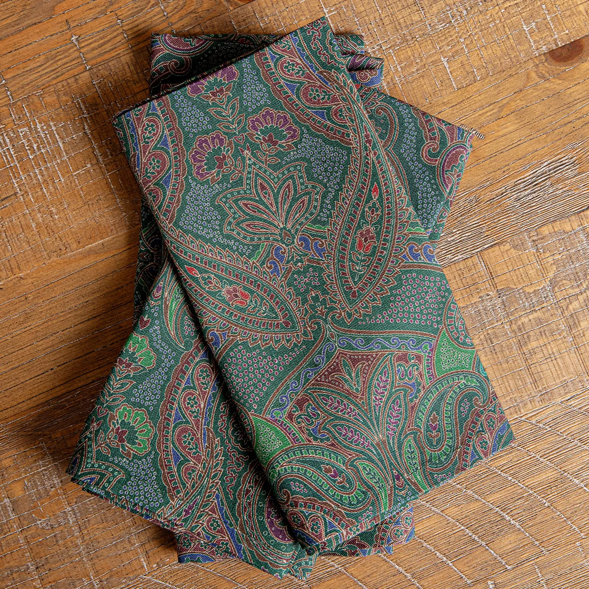 Paisley Napkin - Evergreen