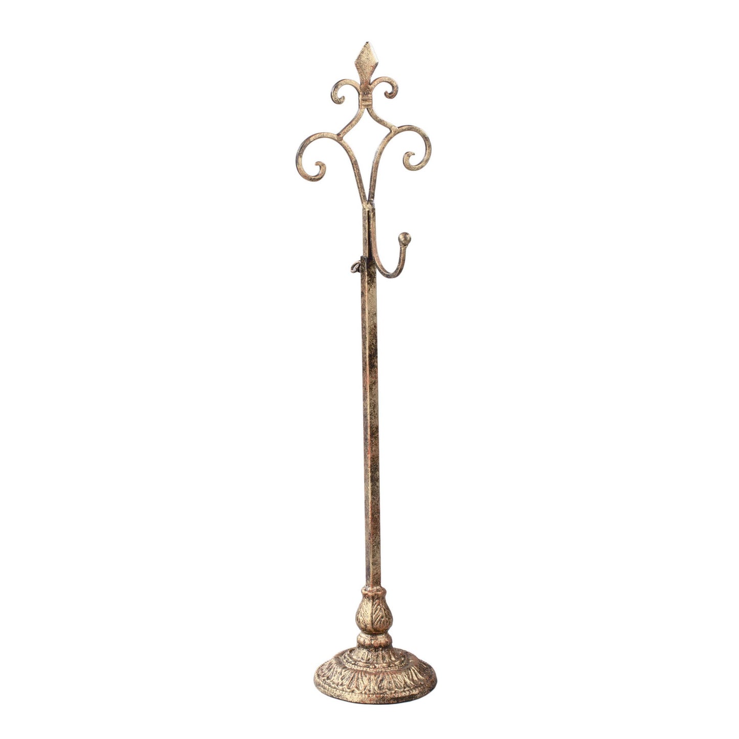 Adjustable Wreath & Purse Stands: Brown