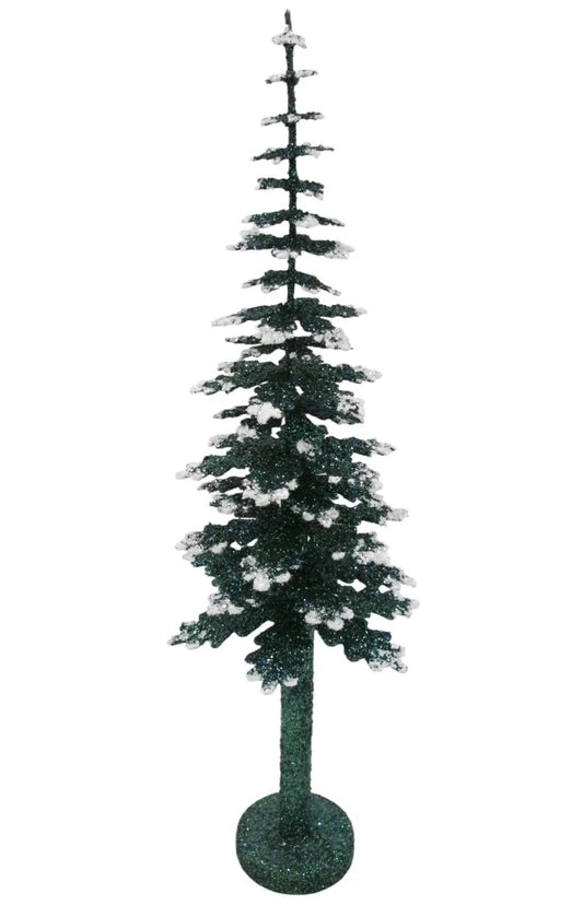 16" Schaller Paper Mache Tree with Snow- Large