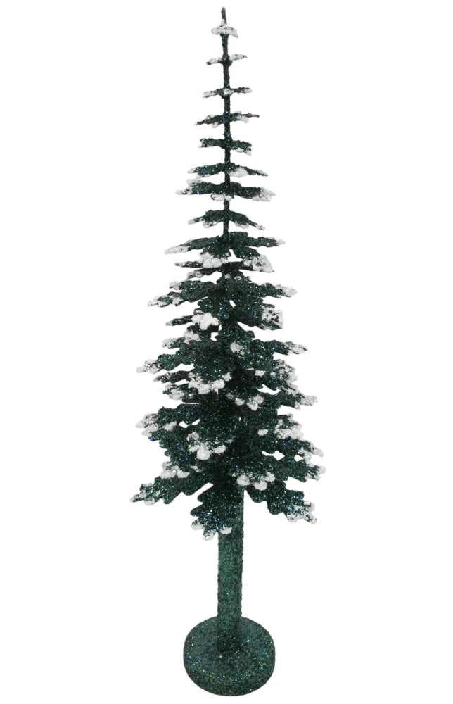 TREE DRK GREEN W/SNOW