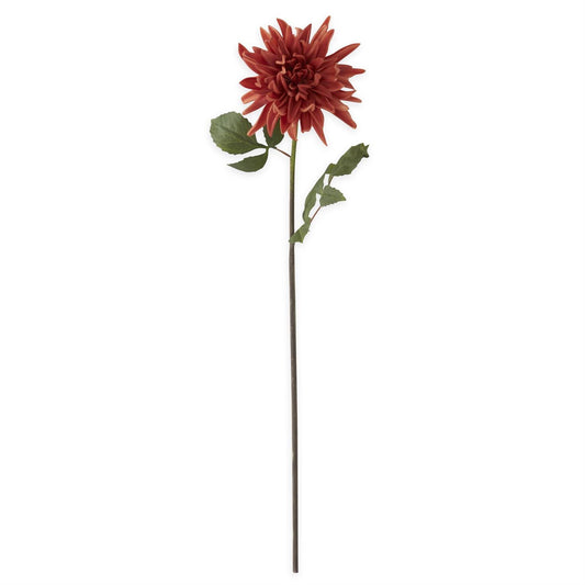 28.25 Inch Orange Real Touch Dahlia Stem