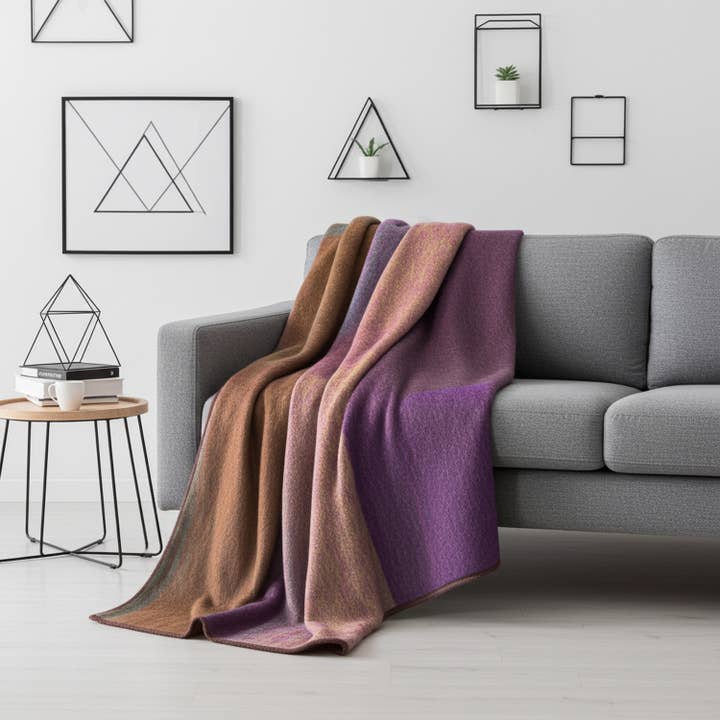 50x70 Alpaca Throw, Kaleidoscope