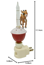 Load image into Gallery viewer, 6.5&quot; Rudolph Vintage Bubble Night-Light
