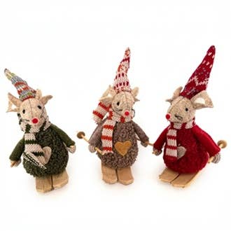 Fabric Skiing Mouse #3