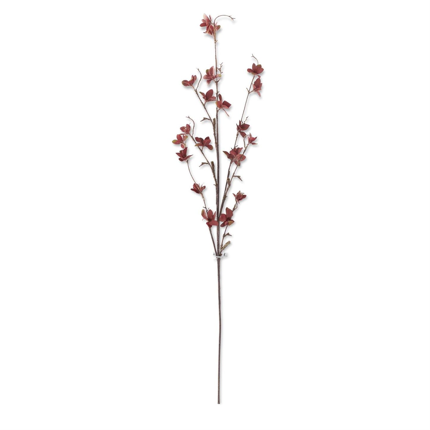 40 Inch Burgundy Brown Magnolia Blossom Spray