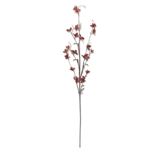 40 Inch Burgundy Brown Magnolia Blossom Spray