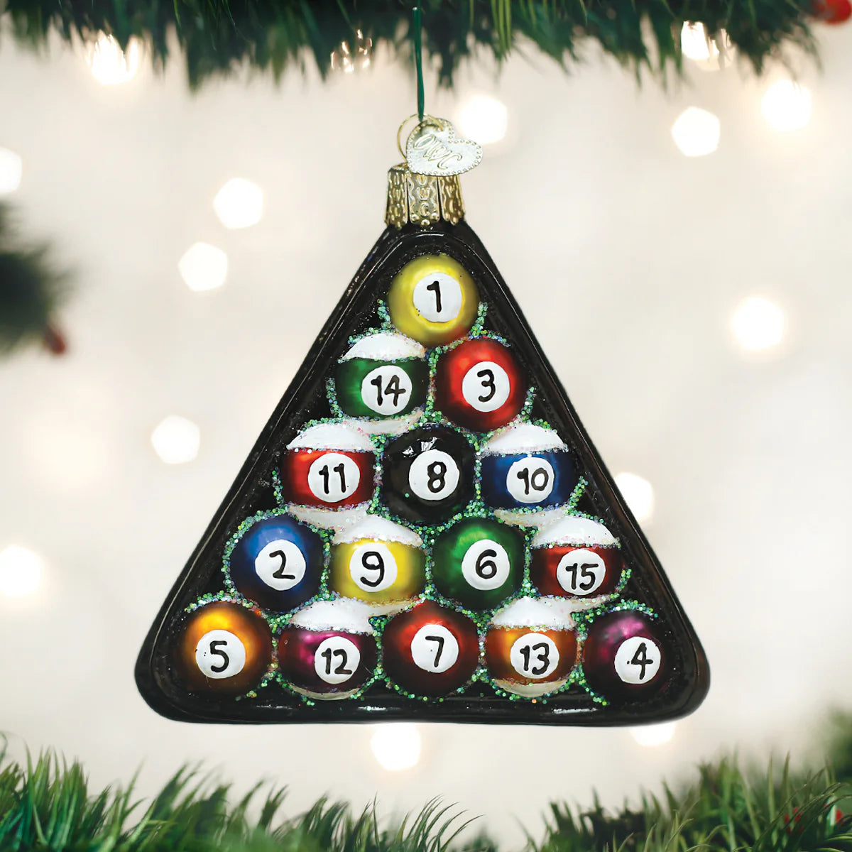 3.75" Billiard Balls Ornament