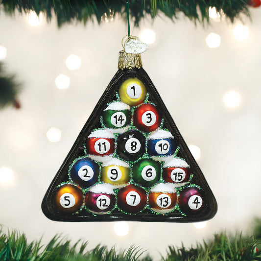 3.75" Billiard Balls Ornament