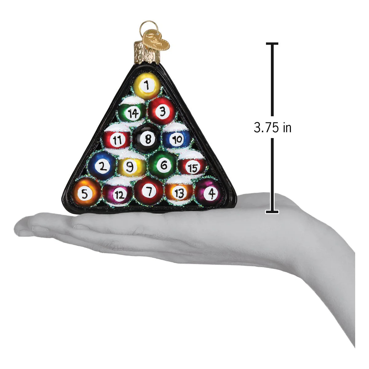 3.75" Billiard Balls Ornament