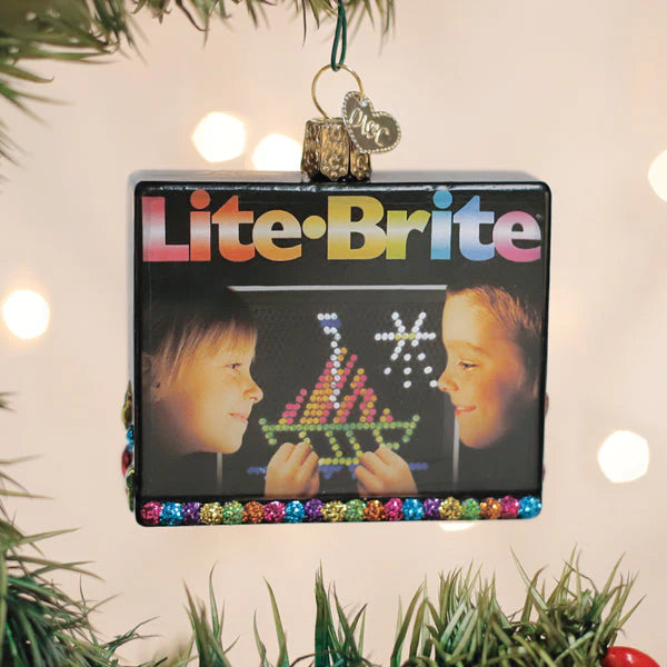 3.25" Lite Brite Box Ornament
