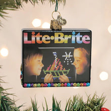 Load image into Gallery viewer, 3.25" Lite Brite Box Ornament
