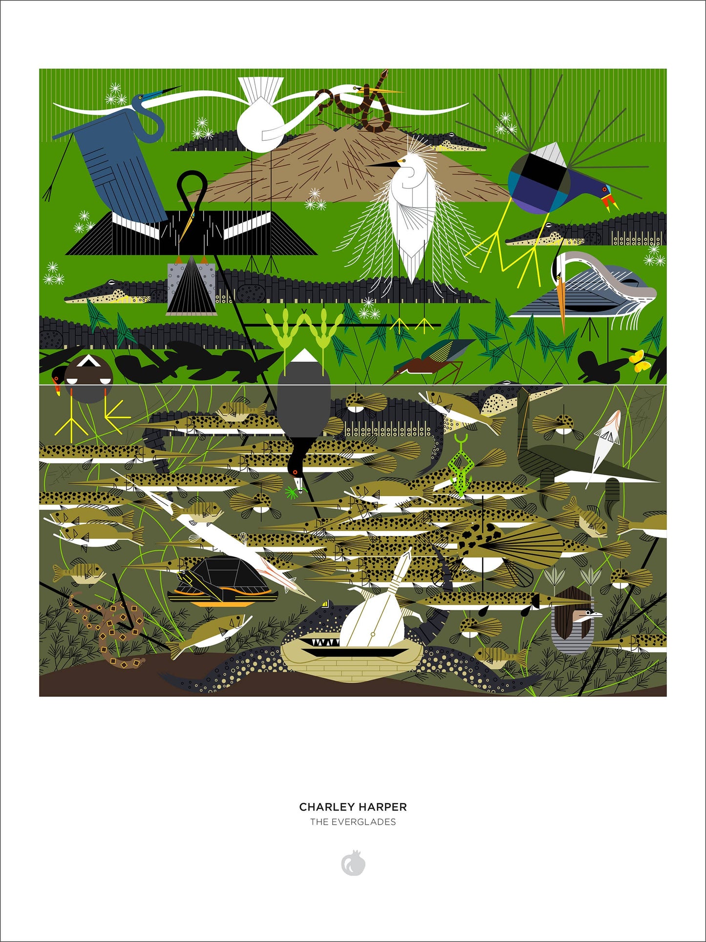 Charley Harper: The Everglades 1000-Piece Jigsaw Puzzle