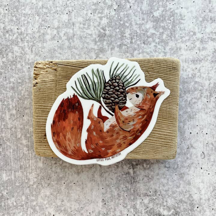 Pine Squirrel STICKER