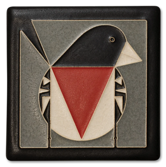 4x4 Rose-Breasted Grosbeak ( GREY)