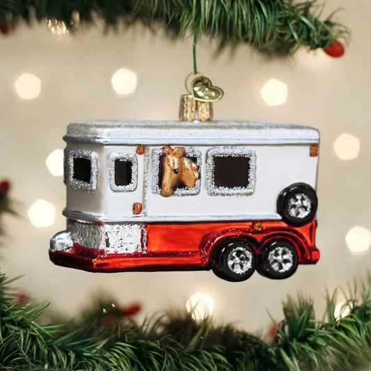 4" Horse Trailer Ornament