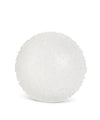 6" White Jeweled Finish Orb