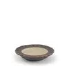 Sauce Dish Crimp Beige/Black 3.5"