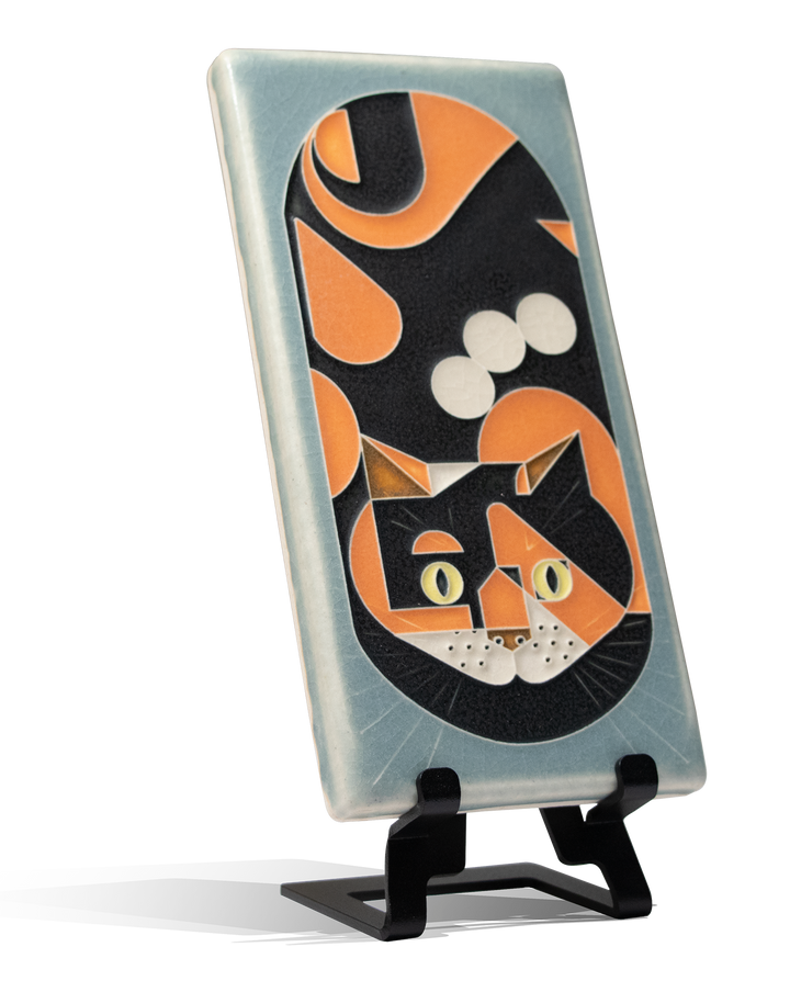 4x8 Calico Cat, Storm Blue