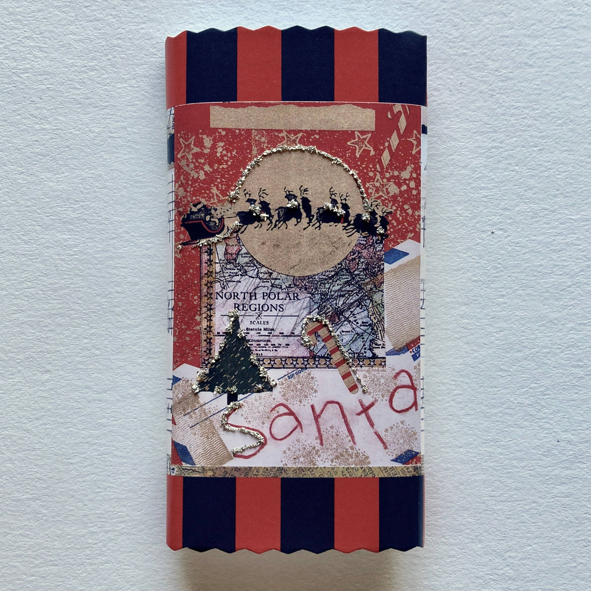 Chocolate Bars Holiday: Milk / Santa in Sleigh