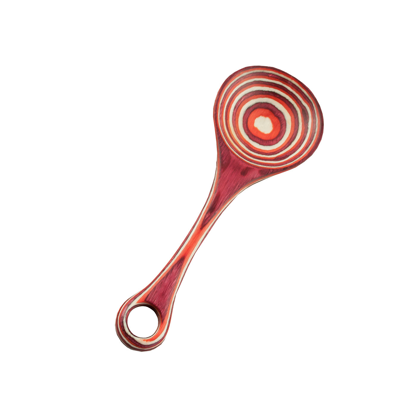 8" Red Pakka Scoop Spoon