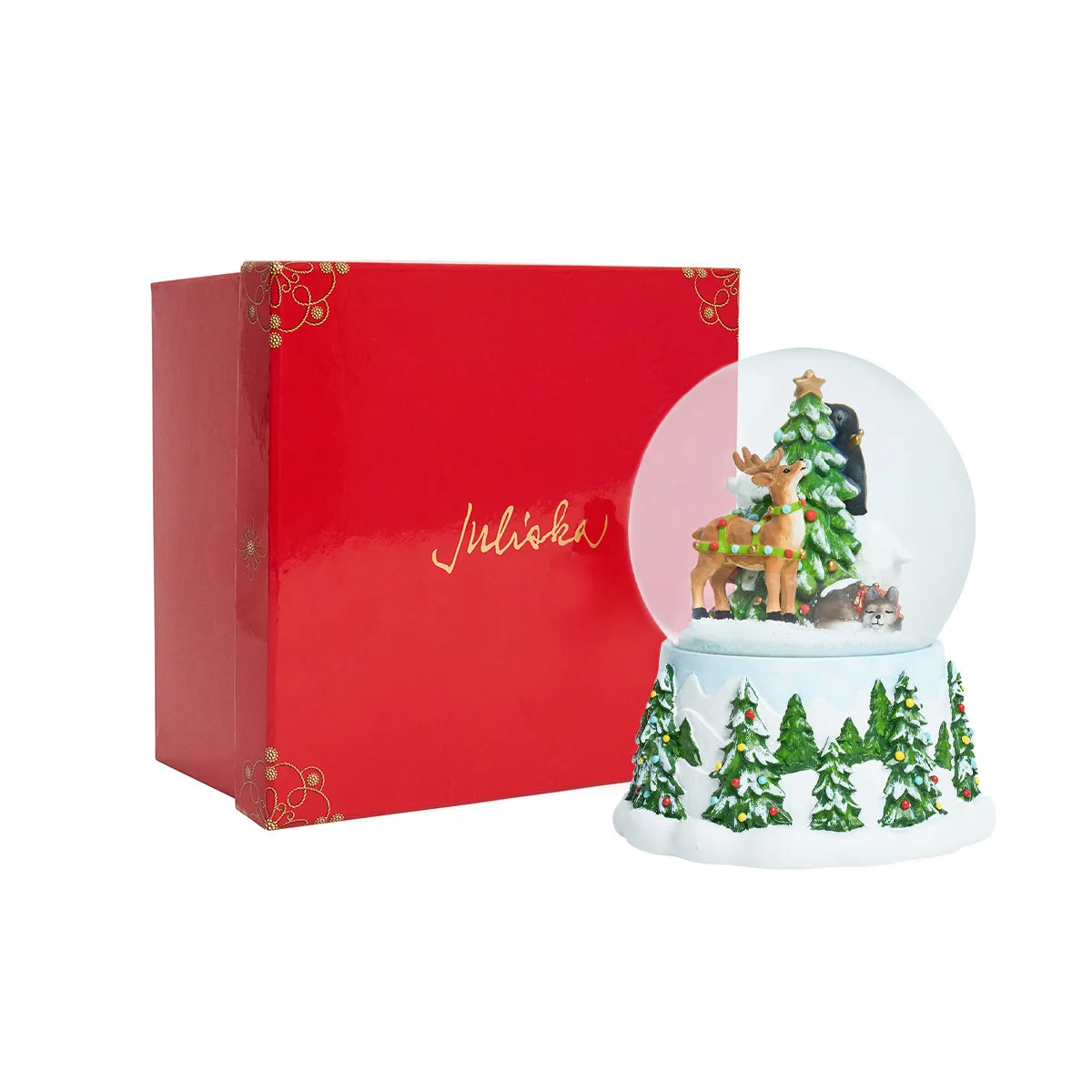 Berry & Thread  North Pole Animal Snow Globe