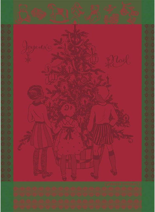 22“x 31” Noel D’Enfance Houx Kitchen Towel