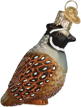 Load image into Gallery viewer, Quail Ornament
