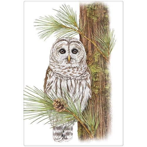 Pine Owl Bagged Towel