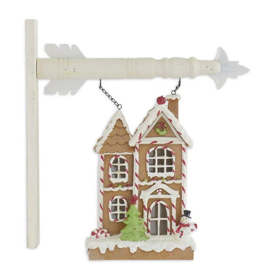 13 Inch Glittered Frosted LED Gingerbread House Arrow Replacement