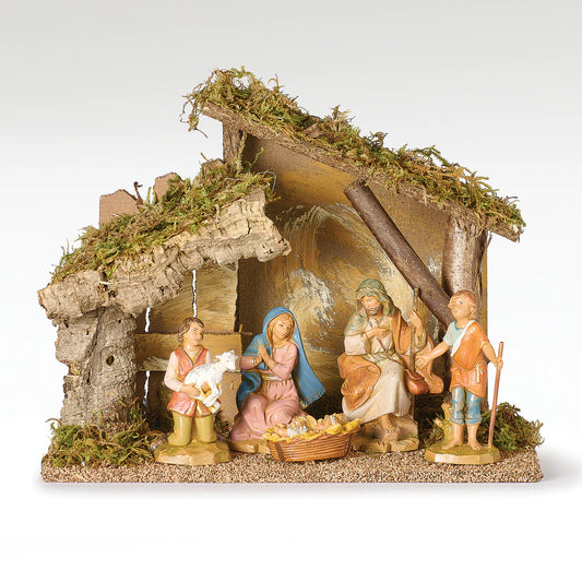 Nativity Set with Stable -5 Piece
