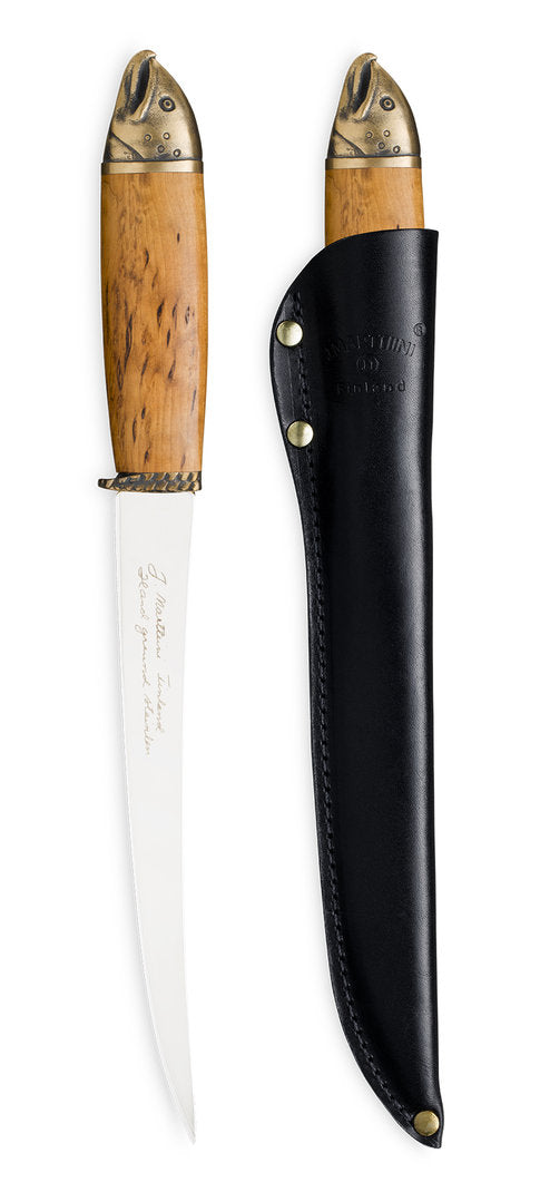 Salmon Fillet Knife in Wooden Box