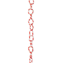 Load image into Gallery viewer, 72&quot; Red &amp; White Pipe Cleaner Garland
