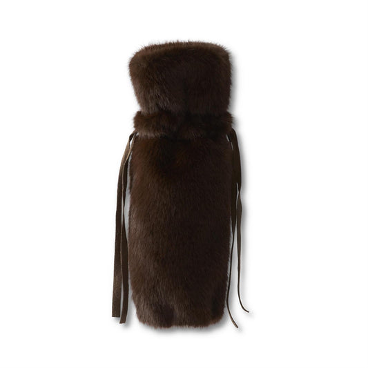 Fur Wine Bag, Vegan-style