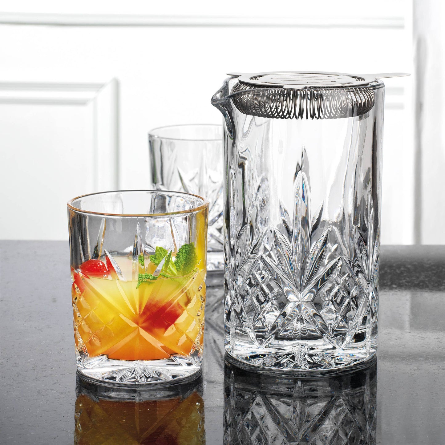 Dublin Mixing Pitcher and Strainer Set