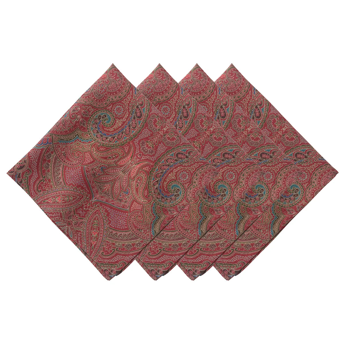 Paisley Napkin - Red