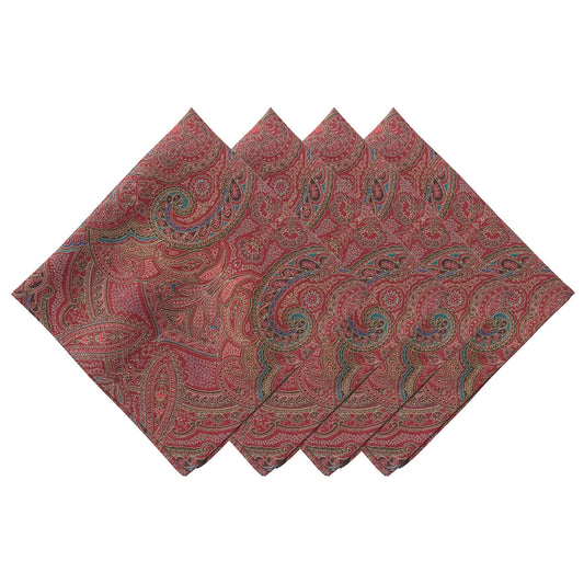 Paisley Napkin - Red