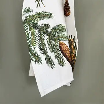 Pine Trees 100% Organic Cotton Tea Towel - Made In Europe