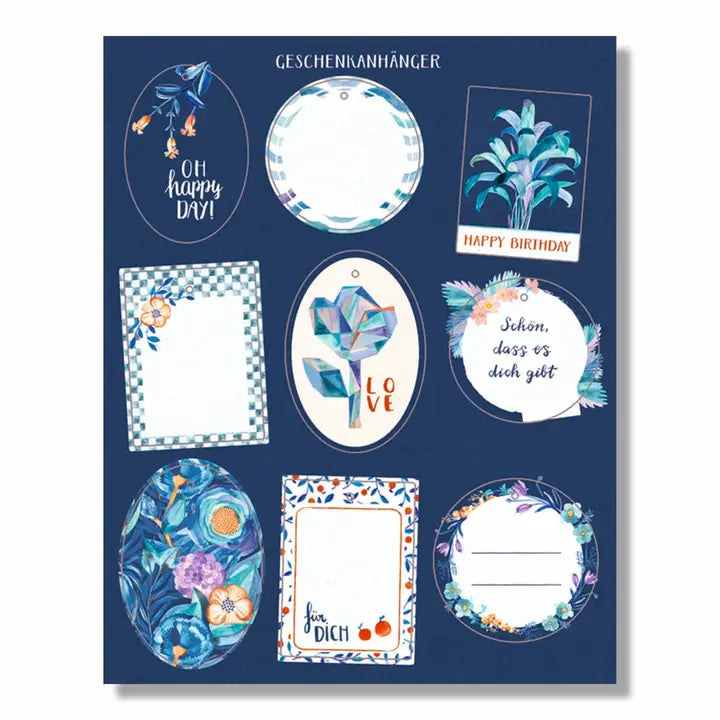 I Love Blue Wrapping Paper Book