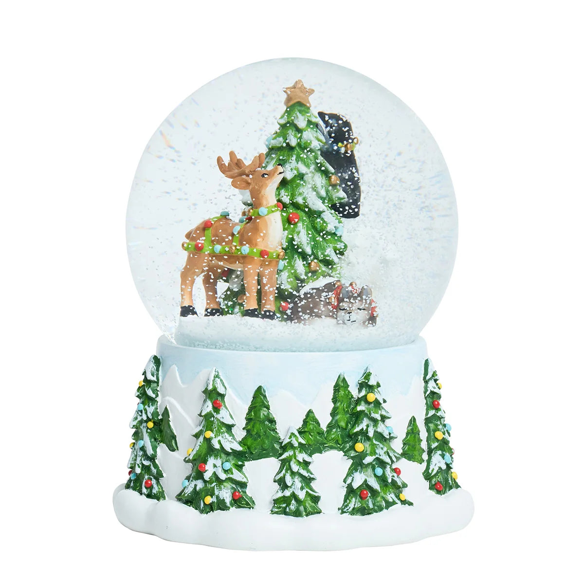 Berry & Thread  North Pole Animal Snow Globe