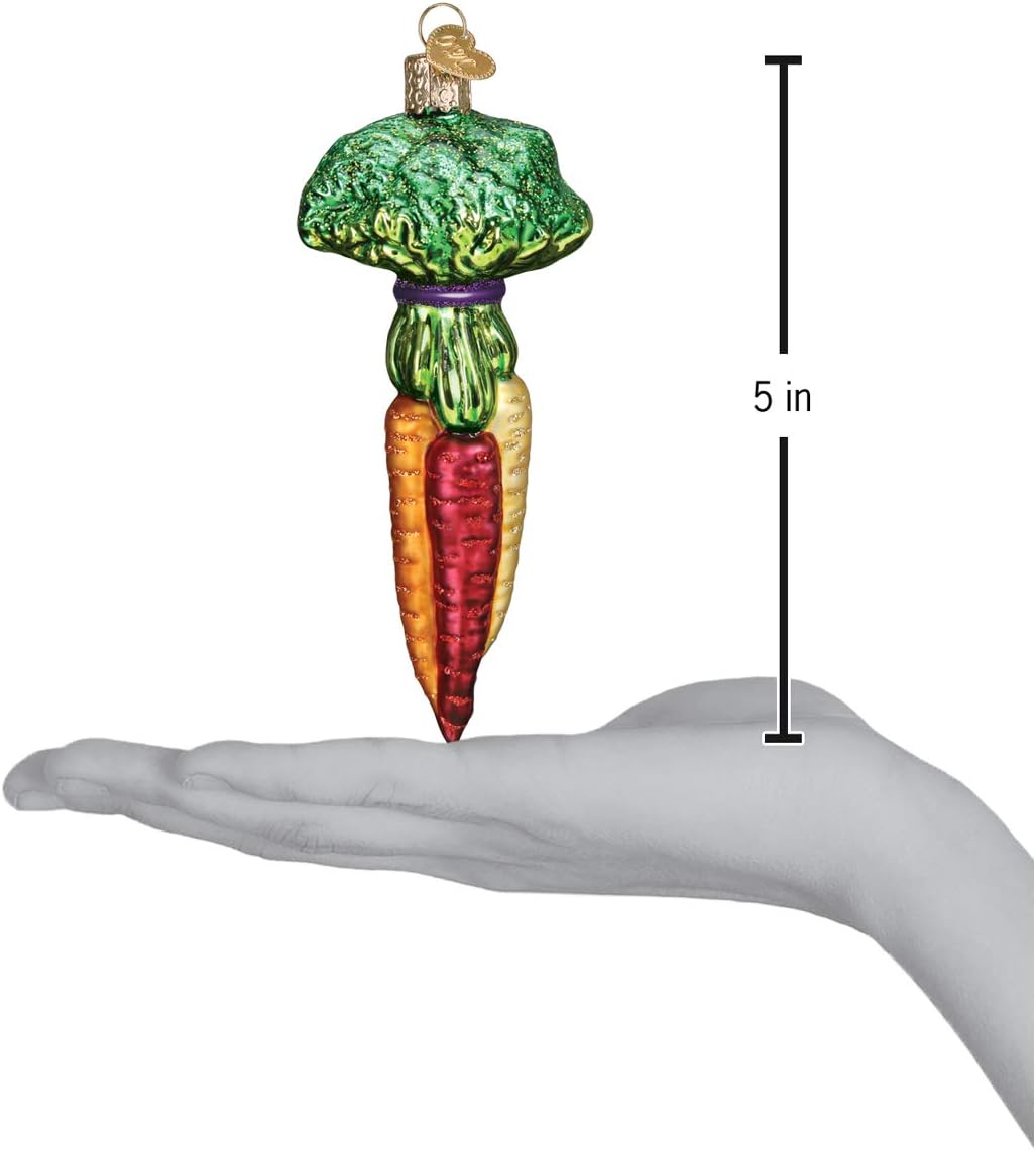 Rainbow Carrots Ornament