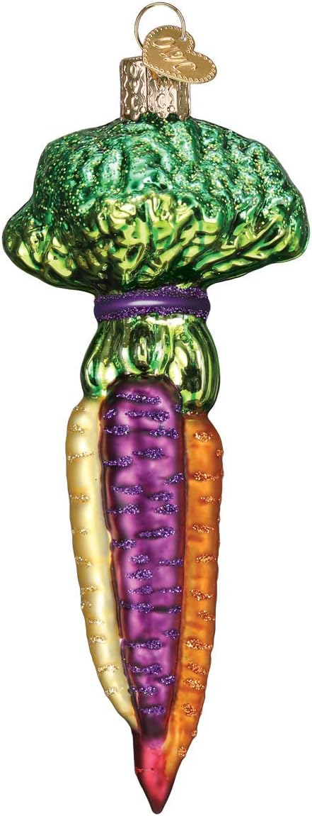 Rainbow Carrots Ornament