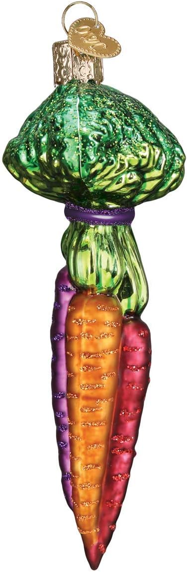 Rainbow Carrots Ornament