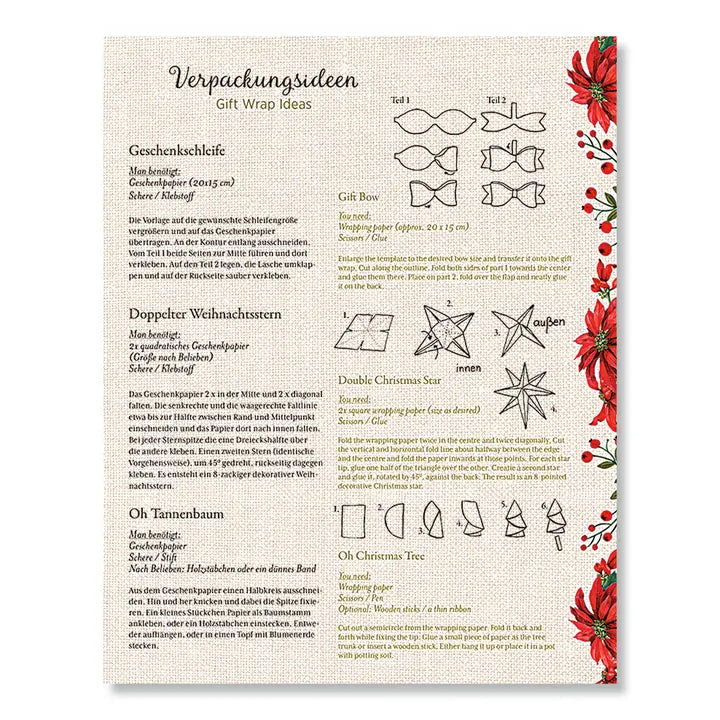 Nutcracker Christmas Wrapping Paper Book