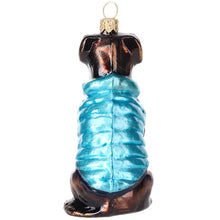 Load image into Gallery viewer, Chocolate Lab in Puffer Coat Ornament
