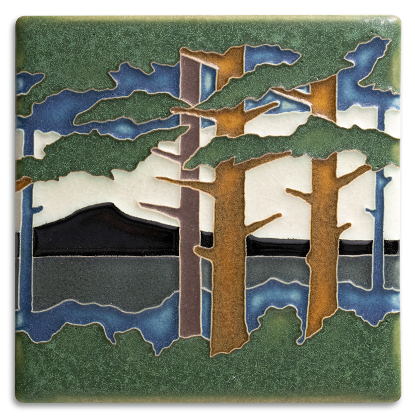 6x6 Pine Landscape, Mountain (SUMMER)