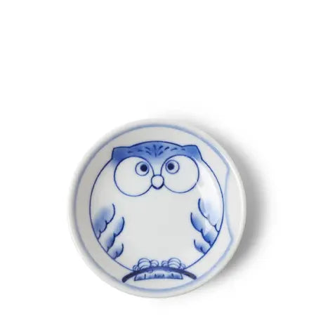 Sauce Dish 3-1/2" Owl Blue