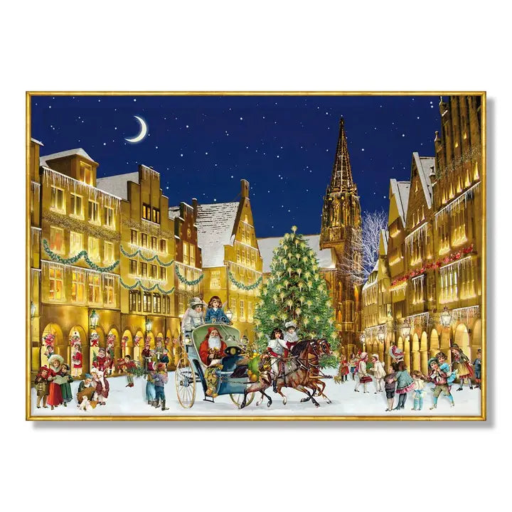 The German Town at Christmas Jigsaw Puzzle